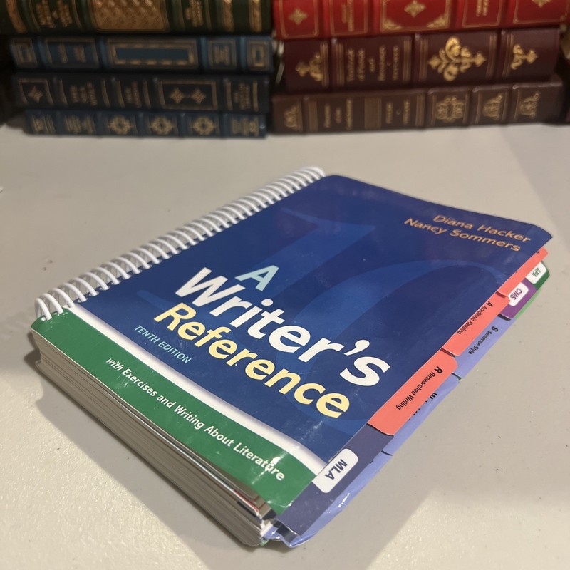 A Writer's Reference D Hacker & N Sommers 2021 MLA Update 10th Edition gallery