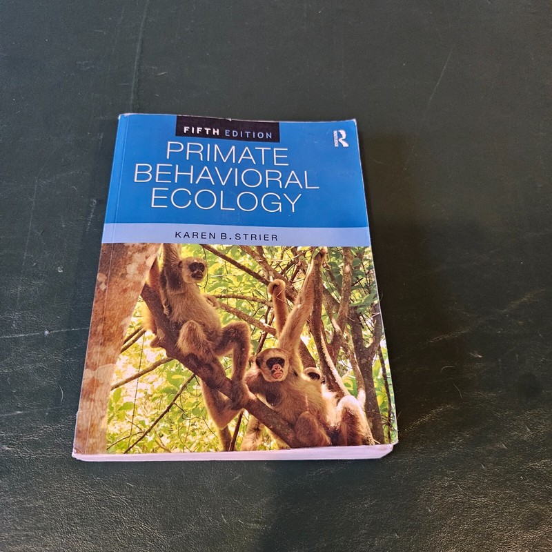 Primate Behavioral Ecology 5th Edition by Karen B. Strier, Paperback – GOOD
