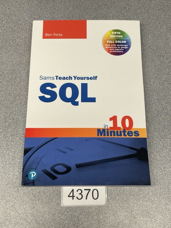 SQL in 10 Minutes a Day, Sams Teach Yourself