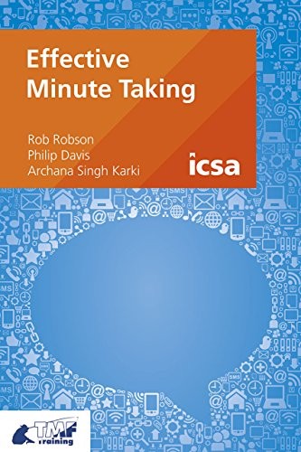 Effective Minute Taking by Phil Davis Book The Fast Free Shipping