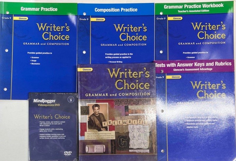 Grade 9 Language Arts Grammar Writing Homeschool Bundle 9th Curriculum English