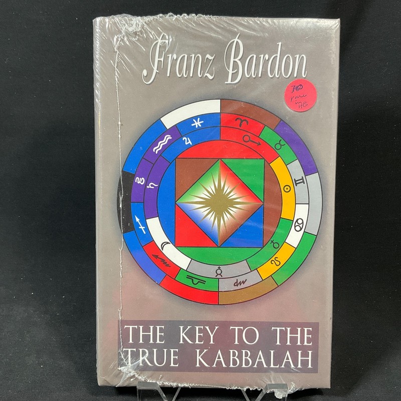 The Key to the True Kabbalah by Franz Bardon Hardcover Dust Jacket – Sealed New