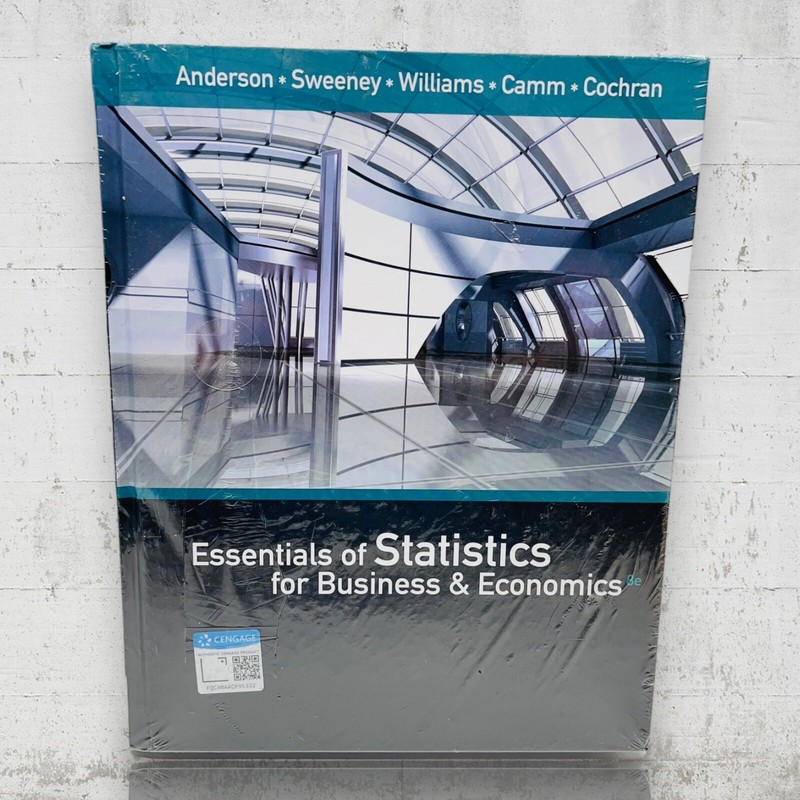 Essentials of Statistics for Business and Economics 8e Authentic Cenage