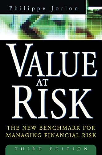 Value at Risk, 3rd Ed.: The New Ben…, Jorion, Philipp