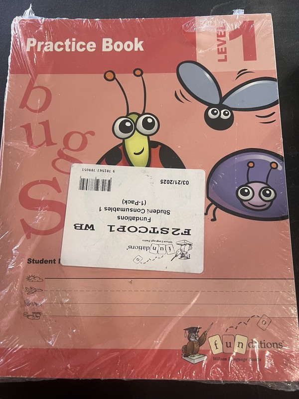 Foundation Wilson Language, Student Consumables, Grade 1, Set 4 Books Different