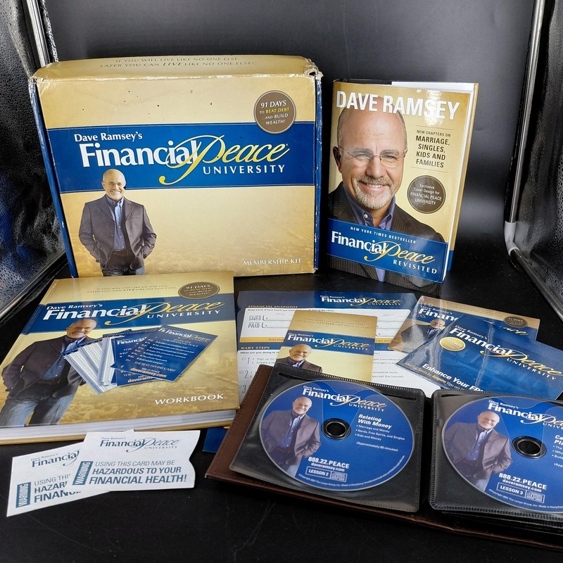 Dave Ramsey Financial Peace University Membership Kit Workbook Audio CD Set Book