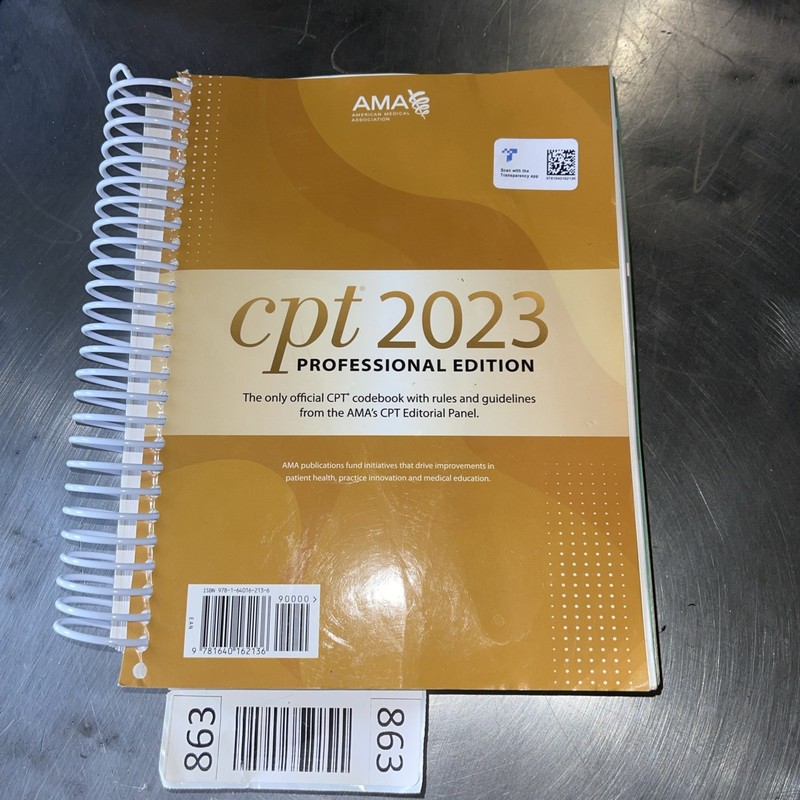 CPT 2023 Professional Ed. Spiralbound, by American Medical Assoc. – No Companion