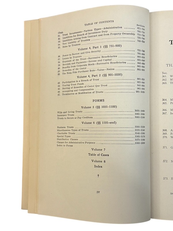 Bogert Trust And Trustees Sections 361-470 Law Book Copyright 1953 gallery