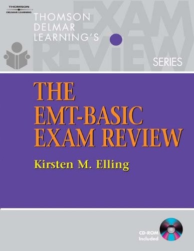 THE EMT BASIC EXAM REVIEW (EXAM REVIEW SERIES) By Kirsten M. Elling *Excellent*