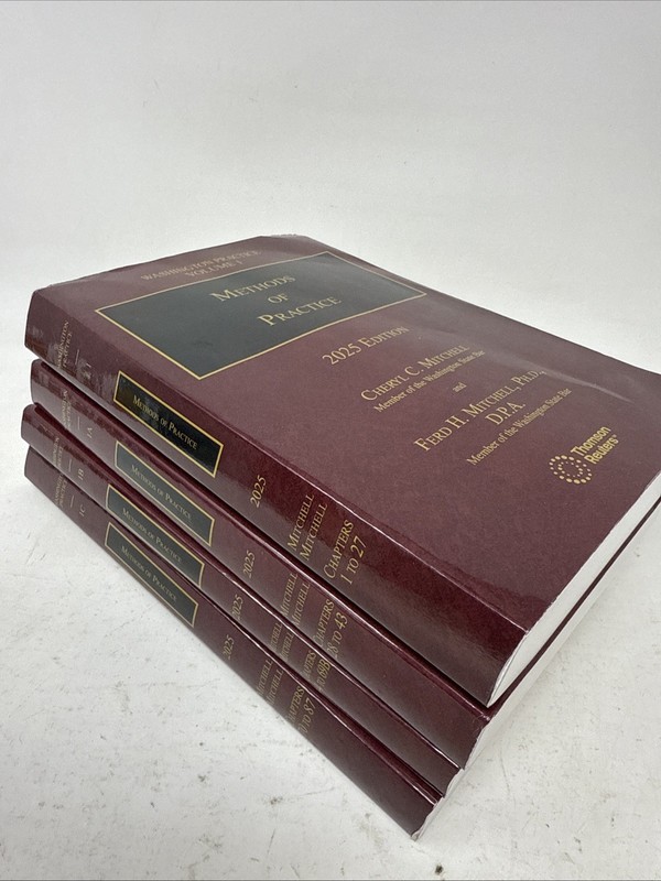 Methods of Practice, 2025 ed. (Vols. 1-1C, Washington Practice Series)