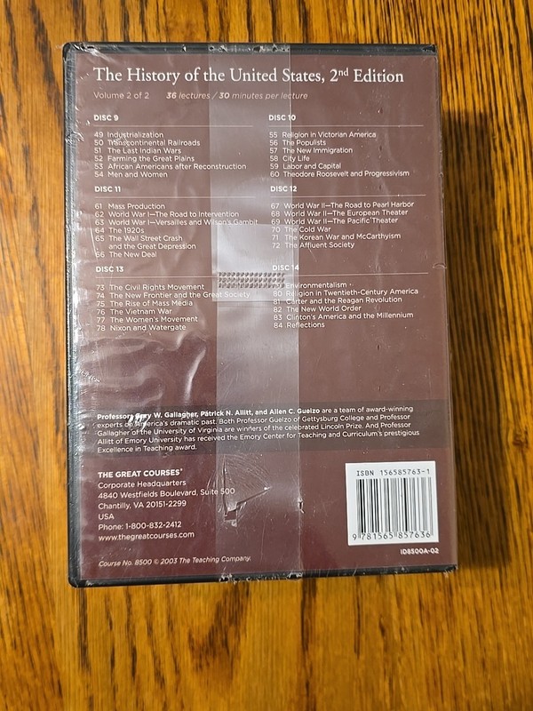 NEW - The History of the United States 2nd Edition by Various Guidebook DVD 2003 gallery