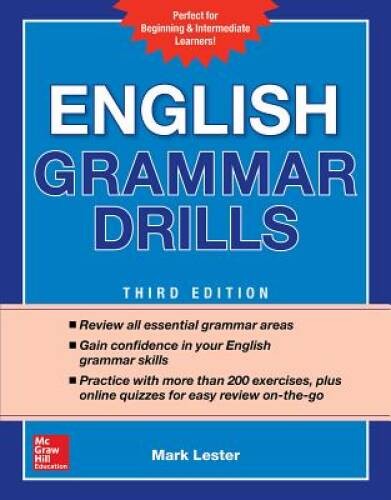 English Grammar Drills, Second Edition – Paperback By Lester, Mark – VERY GOOD