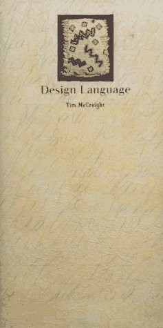 DESIGN LANGUAGE By Tim Mccreight – Hardcover *Excellent Condition*