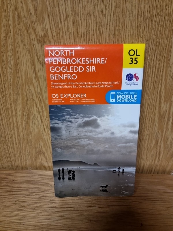 OS Explorer OL35 North Pembrokeshire Ordnance Survey Map (17d)