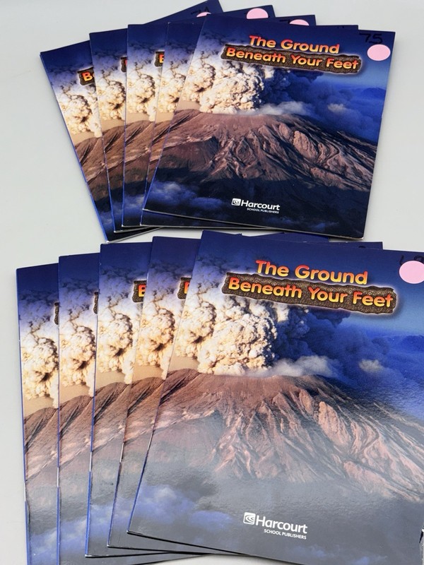 Harcourt The Ground Beneath Your Feet Grade 4 Reader Lot Set of 11 Books