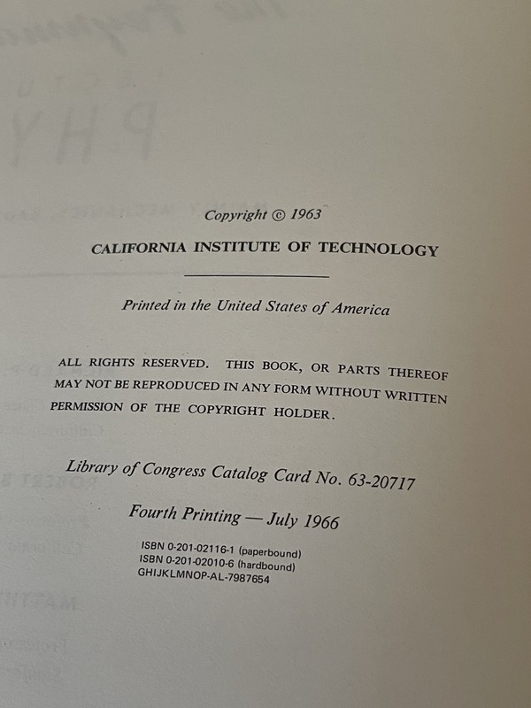 The Feynman Lectures on Physics Vol I-III Paperback Set 1963 Illus gallery