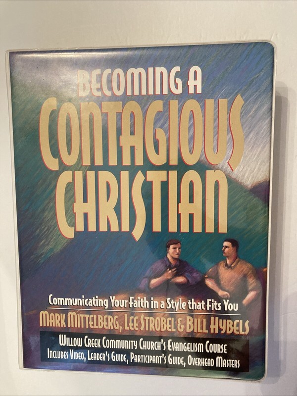 1995 Becoming A Contagious Christian Vhs Video Curriculum Leader Kit Mittelberg