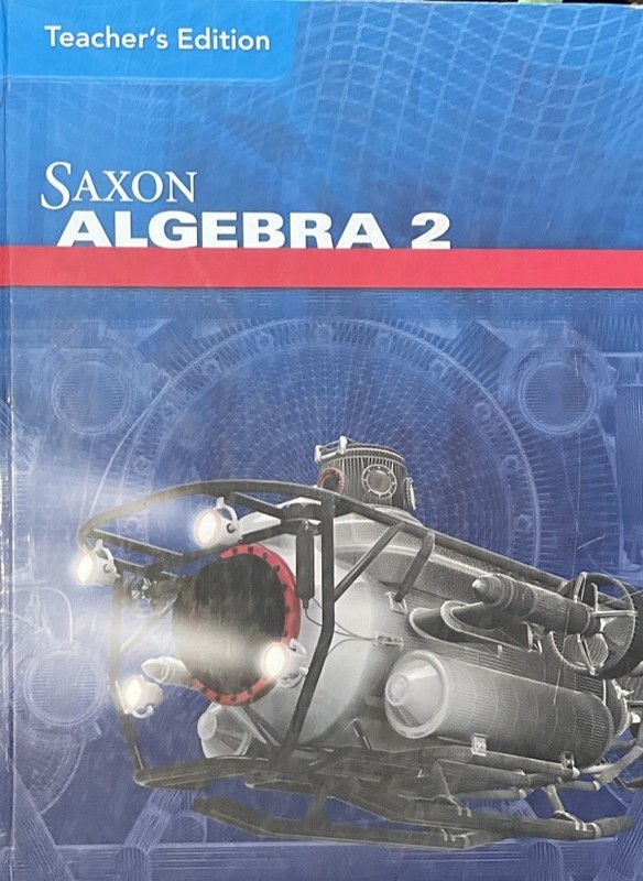 Saxon Math Algebra 2 Teacher's Manual Edition Homeschool Mathematics used