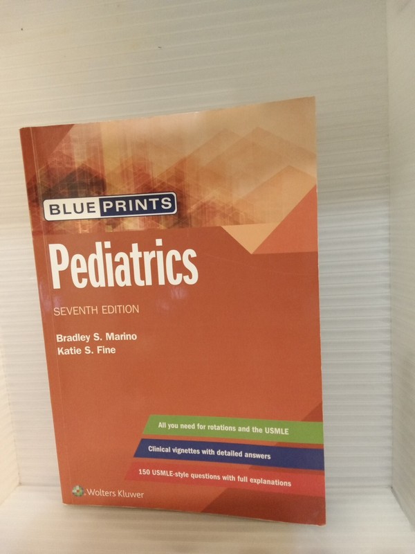 Blueprints Pediatrics (Blueprints Series) 7th Ed FREE SHIPPING