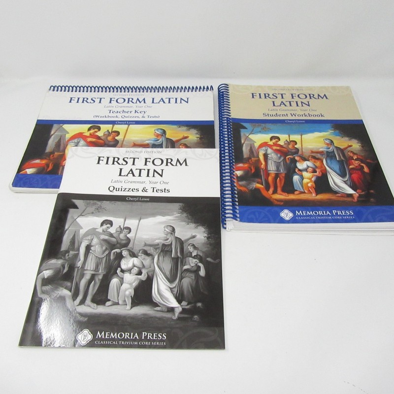 Memoria Press First Form Latin Second Edition Student Workbook Tests Teacher Key