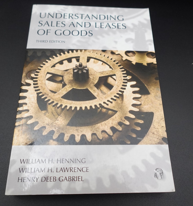 Understanding Sales and Leases of Goods Paperback by Will Henning Business Law