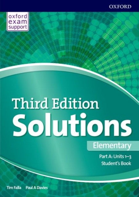 Solutions Elementary Students Book A Units 13 Leading by Paul Davies PAPERBACK