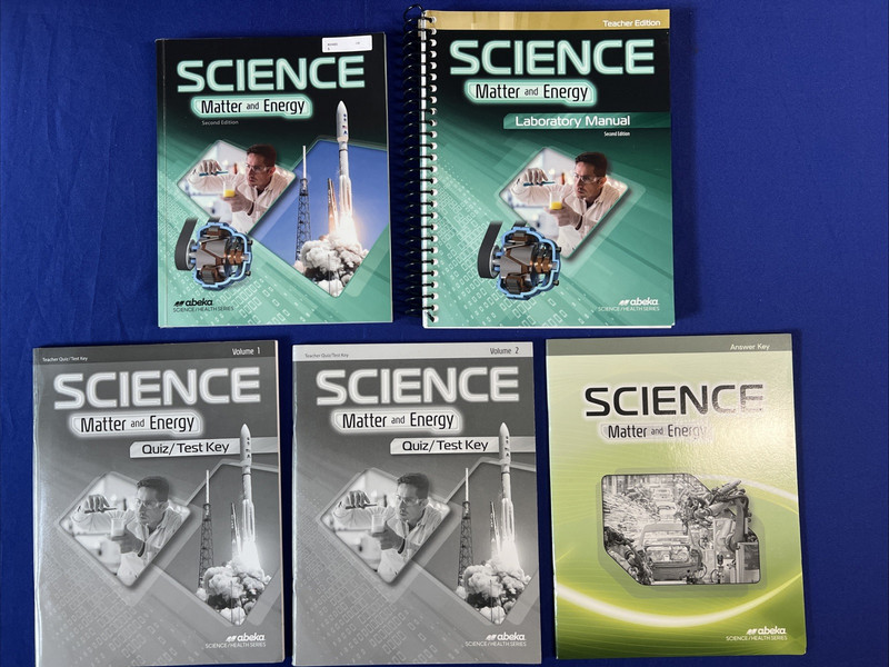A Beka Grade 9 Science: Matter and Energy Set of 5 Books, Second Edition
