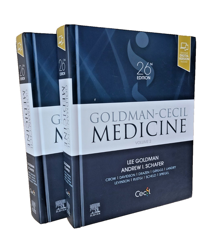 Goldman-Cecil Medicine 26th Edition Vol 1 & Vol 2 – Goldman, Schafer et al. NEW