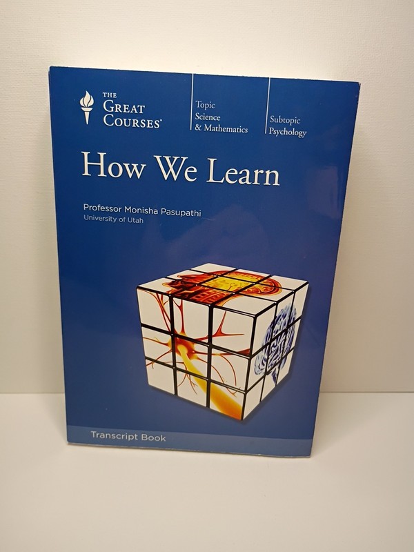 The Great Courses: How We Learn - 4 DVDs Course Guidebook + Transcript Book gallery