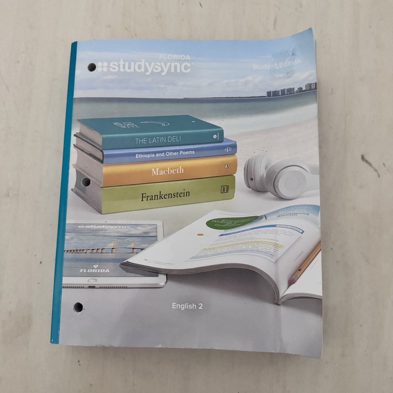 Florida Studysync English 2 Units 1-6 Student Edition Textbook