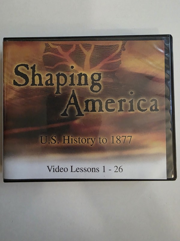 Shaping America U.S. History to 1877 3 DVD Set Dallas TeleLearning Lessons 1-26