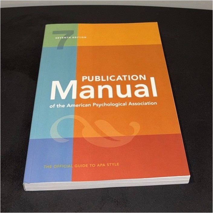 Publication Manual Seventh Edition Paperback American Psychological Association