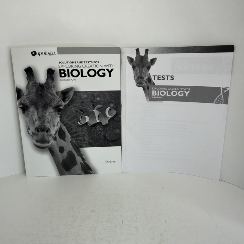 Apologia Exploring Creation With Biology 3rd Edition Solutions & Tests, Tests PB