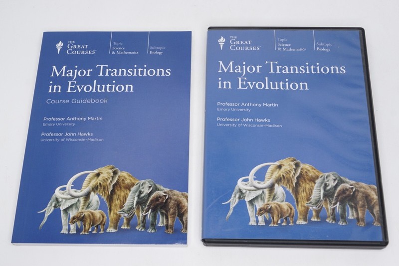 The Great Courses – Major Transitions in Evolution Course Book & 4 Lecture DVDs
