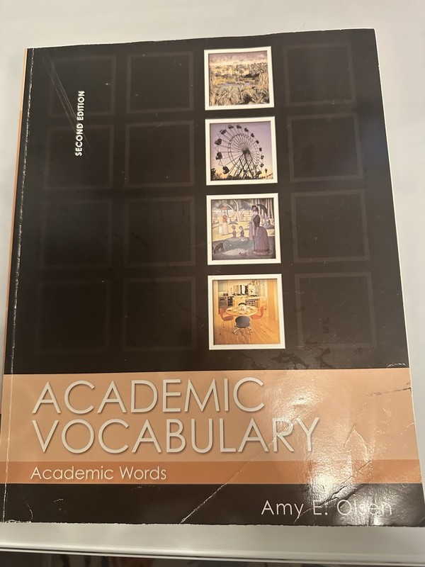 Academic Vocabulary: Academic Words by Amy E. Olsen 2th Edition