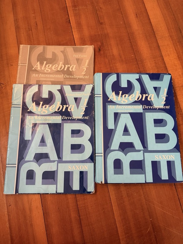 Saxon Algebra 1/2 An Incremental Development 3rd Ed Hardcover Test Forms