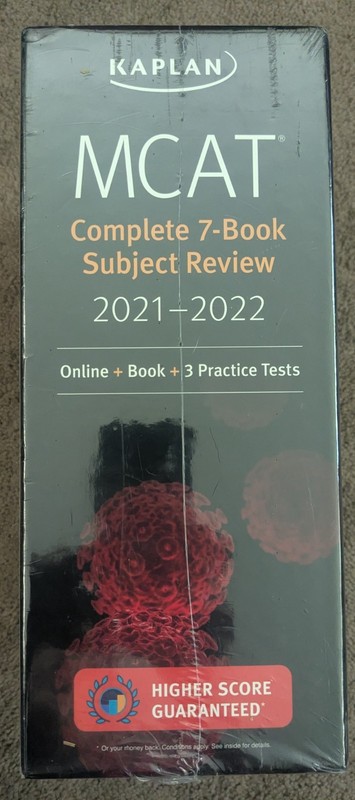 MCAT Complete 7-Book Subject Review 2021-2022 Kaplan Test Prep Sealed gallery