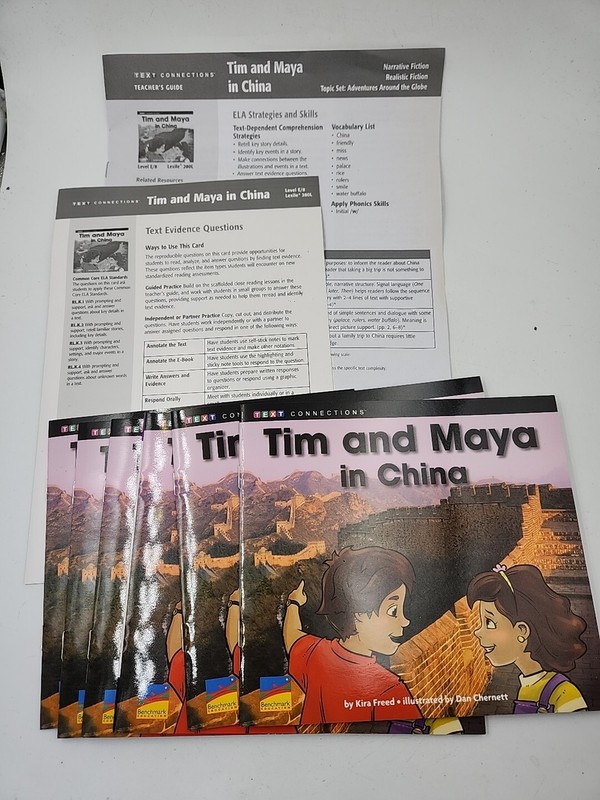 Benchmark Education Text Connections E/8 (6) “Tim And Maya In China” Homeschool
