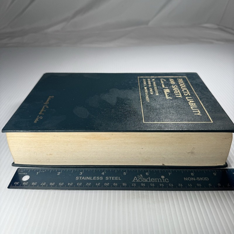 Cases & Materials on Products Liability And Safety Keeton Owen University Casebo gallery