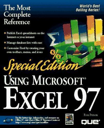 Special Edition Using Microsoft Excel 97; - 9780789709608, Ron Person, paperback