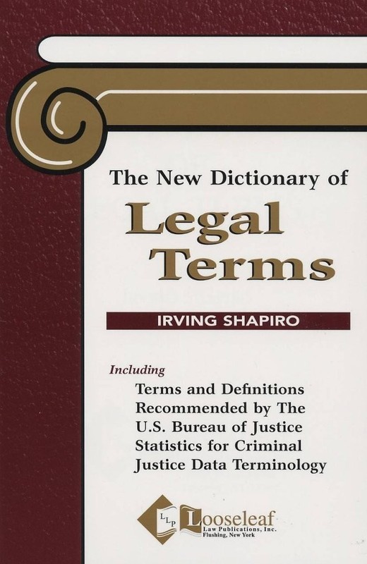 New Dictionary of Legal Terms
