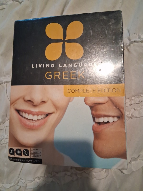 Living Language Greek Complete Edition. EX+ Includes 3 Coursebooks, 9 Audio CDs gallery