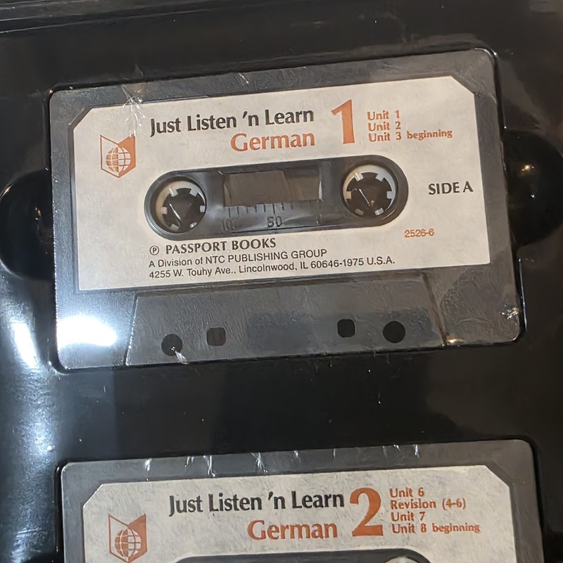 Just Listen 'N' Learn - GERMAN contains 3 Cassettes & 1 Paperback 2nd Ed gallery