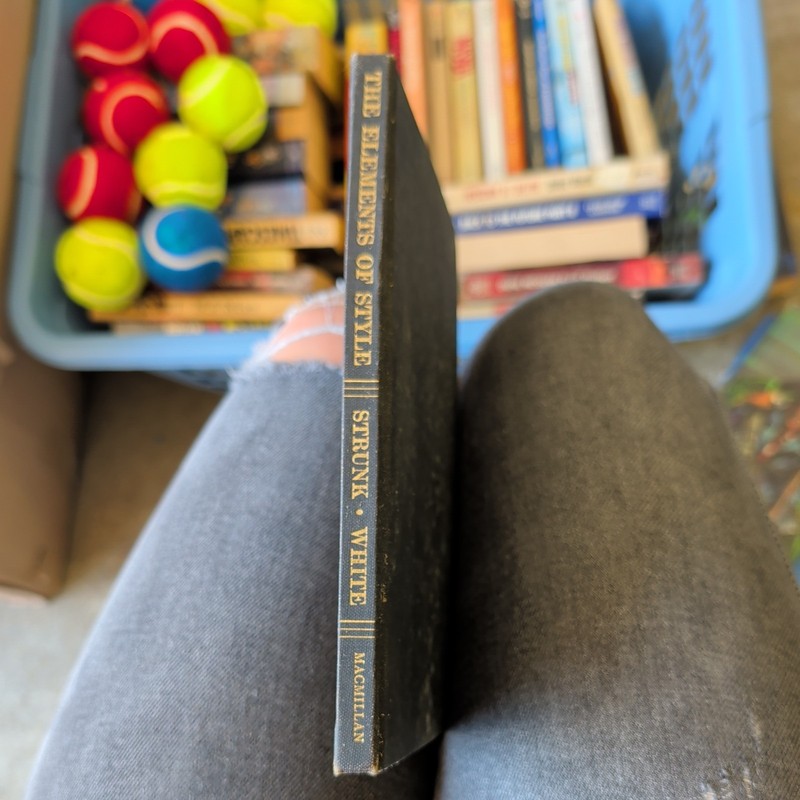 The Elements of Style – 1959 First Printing – E. B. White and William Strunk 1st