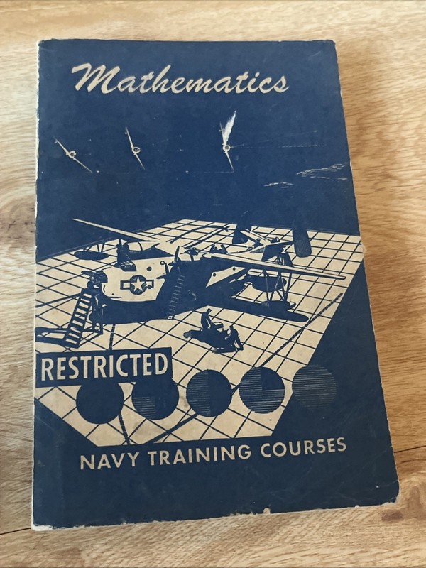 Mathematics Navy Training Courses Edition Of 1944 book