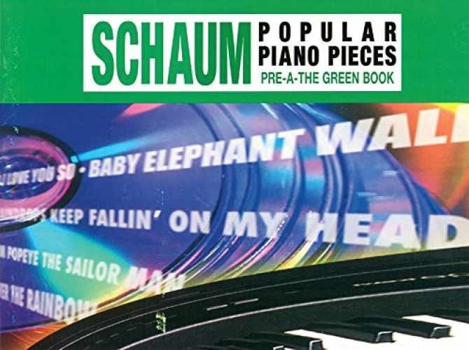 John W. Schaum Popular Piano Pieces: – Paperback, by Schaum Wesley – Acceptable