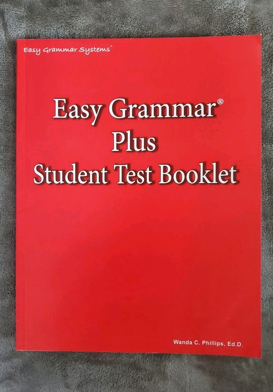 Easy Grammar Plus Student Test Booklet by Wanda C. Phillips Btand New