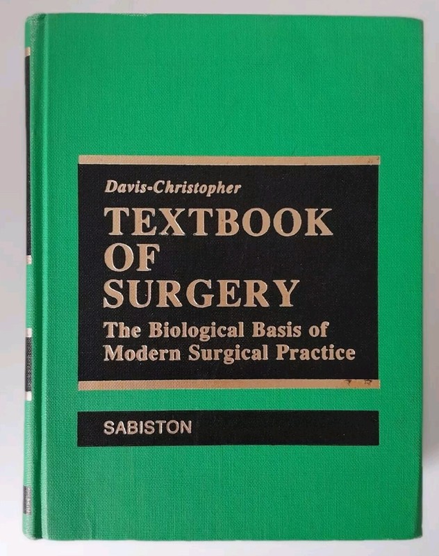 TEXTBOOK OF SURGERY – 12th Edition (Davis Christopher) SABISTON – HARDCOVER