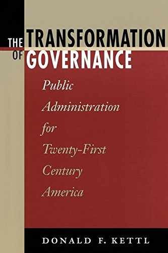 The Transformation of Governance: – Paperback, by Kettl Donald F. – Very Good