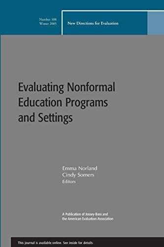 Non-Formal Education EV 108 – Paperback, by Norland Emma – Very Good